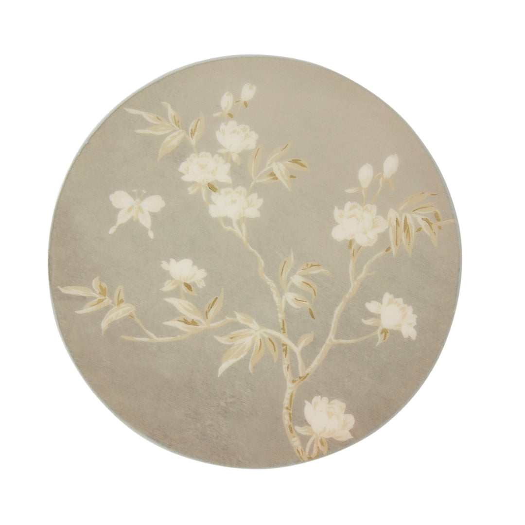 Addison Ross Grey Chinoiserie Coasters Set of 4