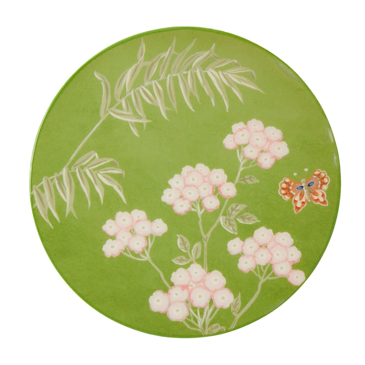 Addison Ross Green Chinoiserie Coasters Set of 4