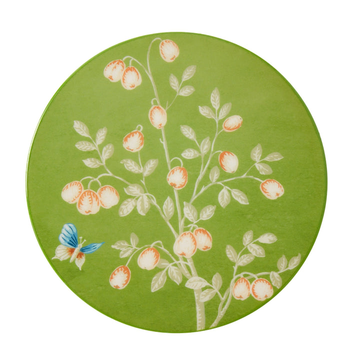 Addison Ross Green Chinoiserie Coasters Set of 4