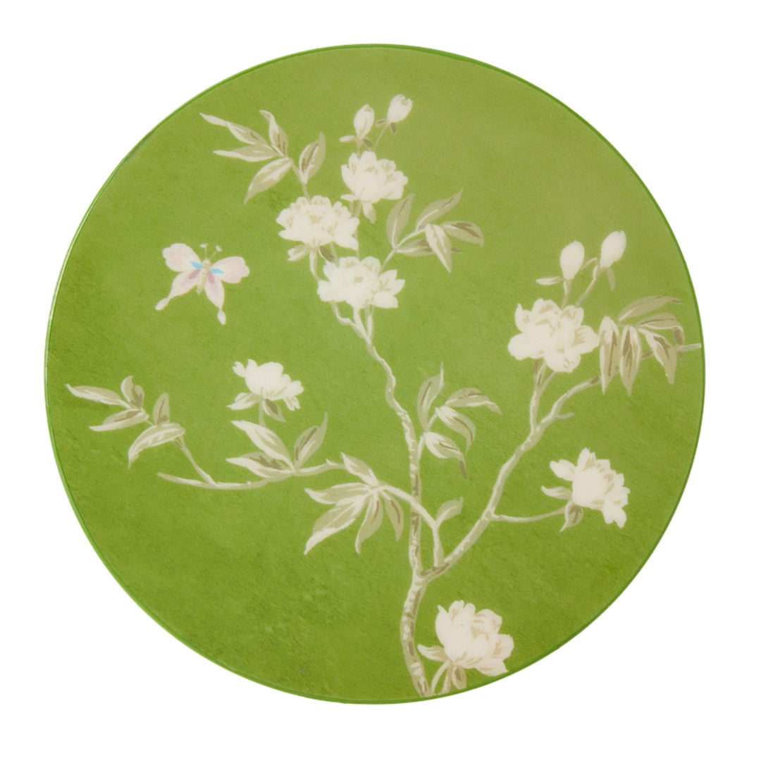 Addison Ross Green Chinoiserie Coasters Set of 4