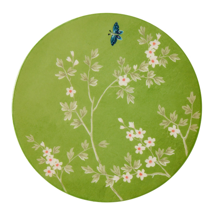 Addison Ross Green Chinoiserie Coasters Set of 4