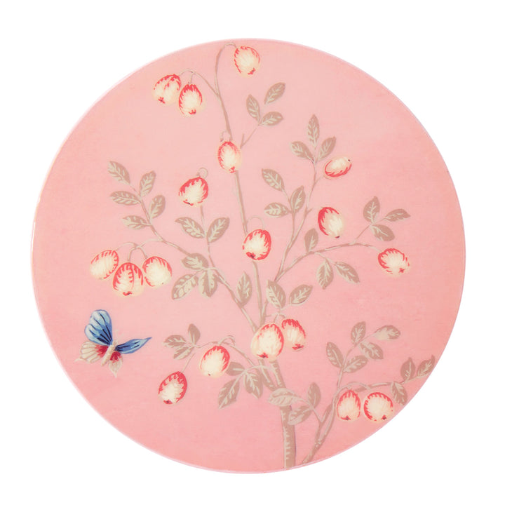 Addison Ross Pink Chinoiserie Coasters Set of 4