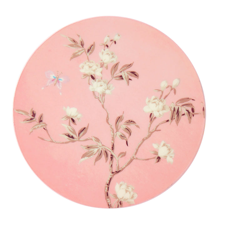 Addison Ross Pink Chinoiserie Coasters Set of 4