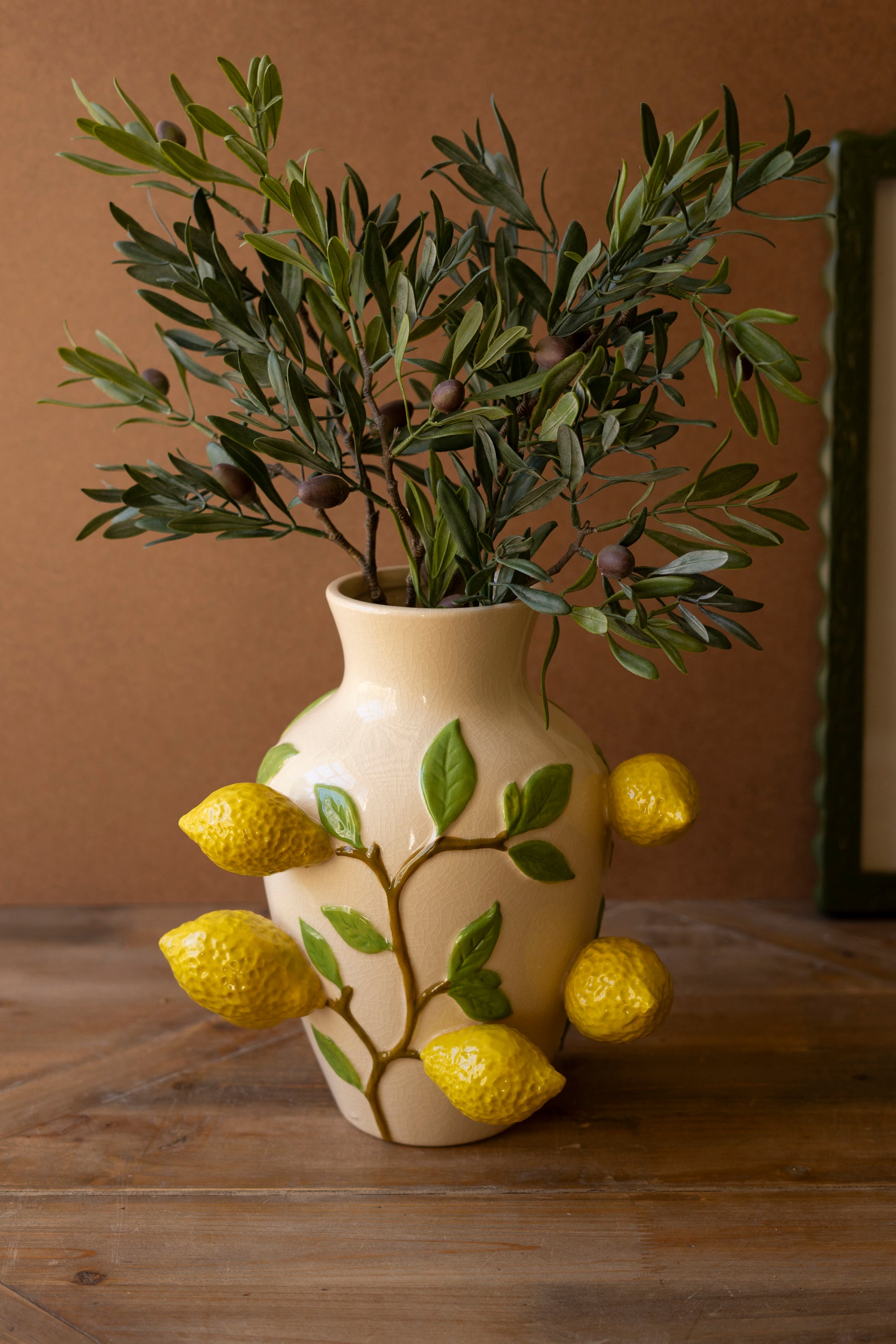 Kalalou Lemons Vase - Thumbnail 2