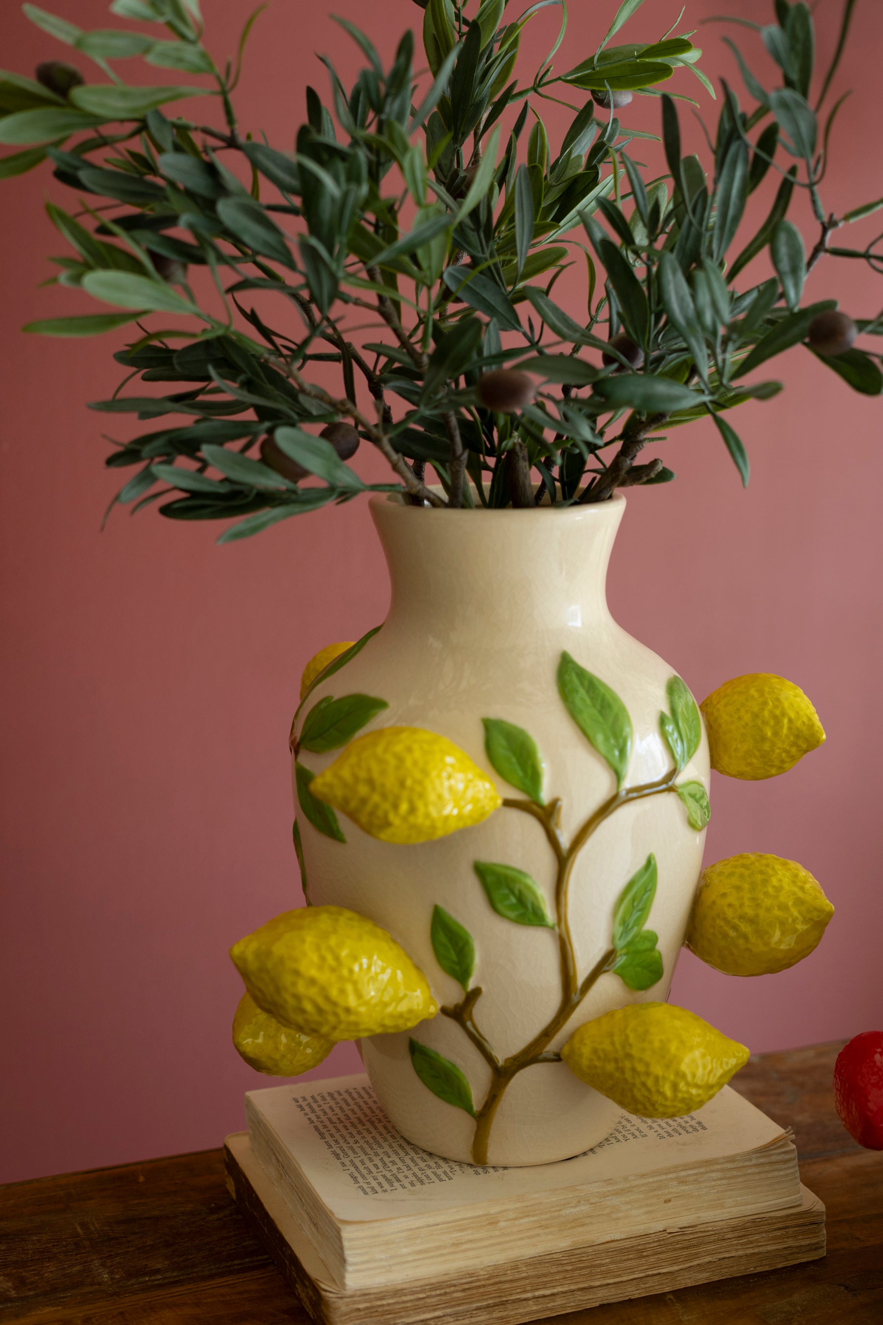 Kalalou Lemons Vase - Thumbnail 5