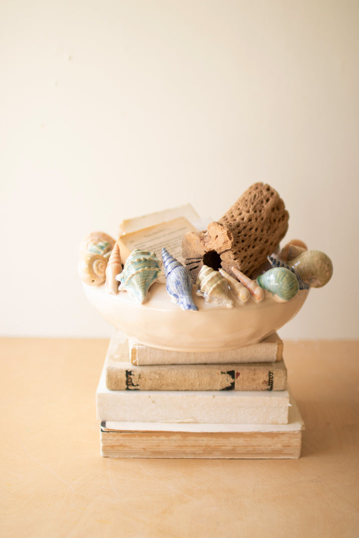 Ceramic Seashell Bowl