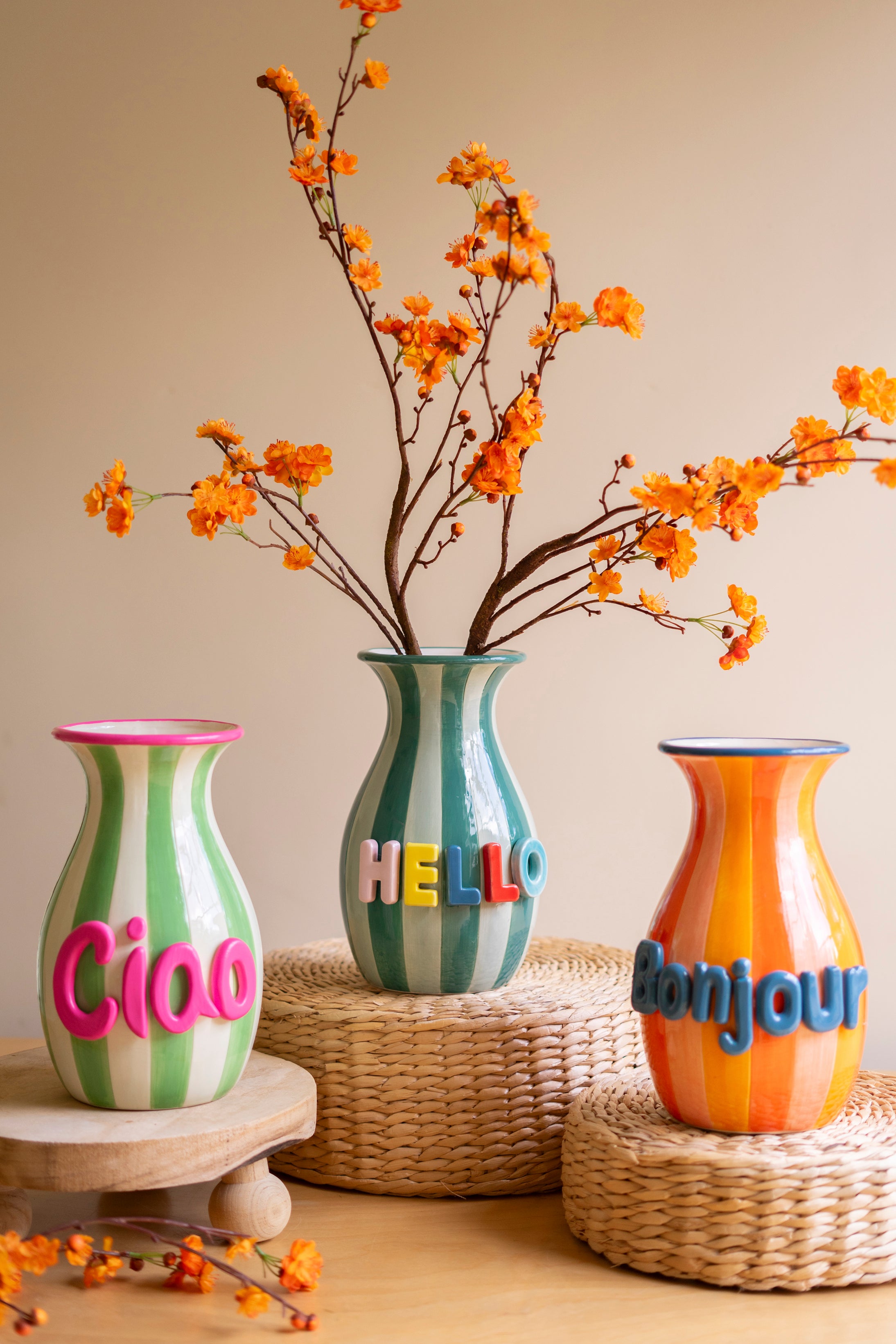 Set of 3 Ceramic 