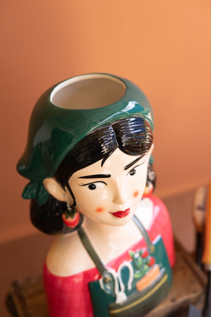 Gardener Vase with Earrings