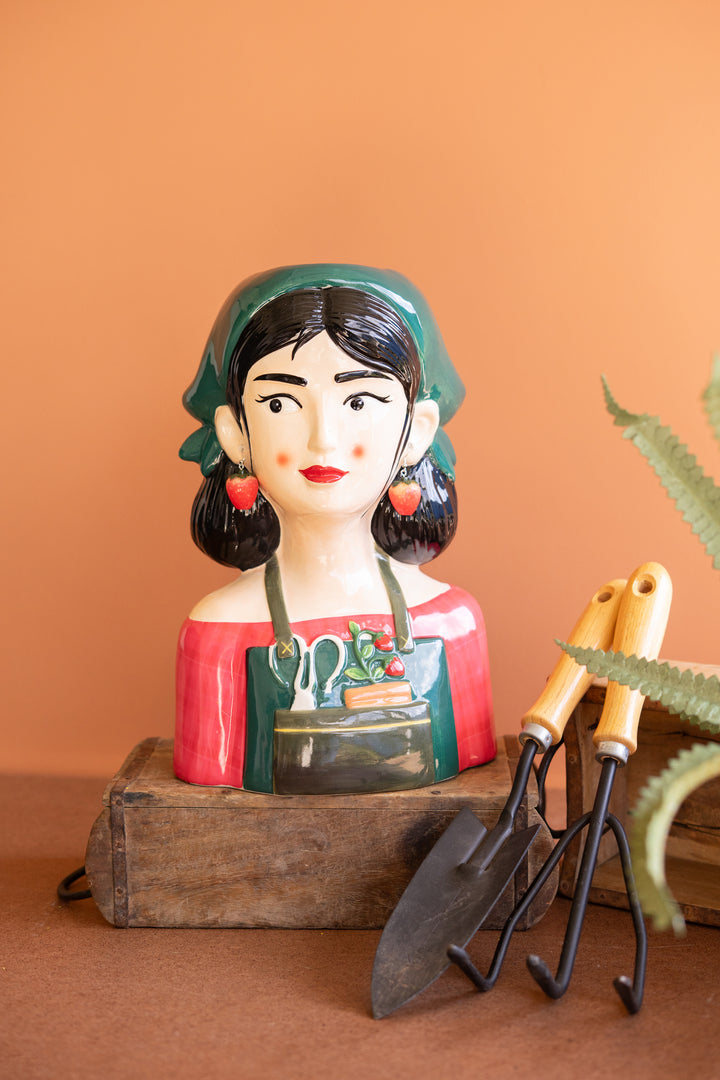 Gardener Vase with Earrings