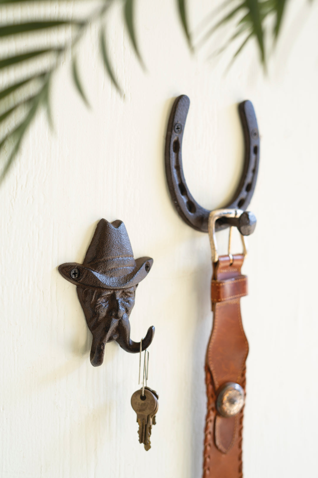 Cast Iron Cowboy Hook (Set of Four)