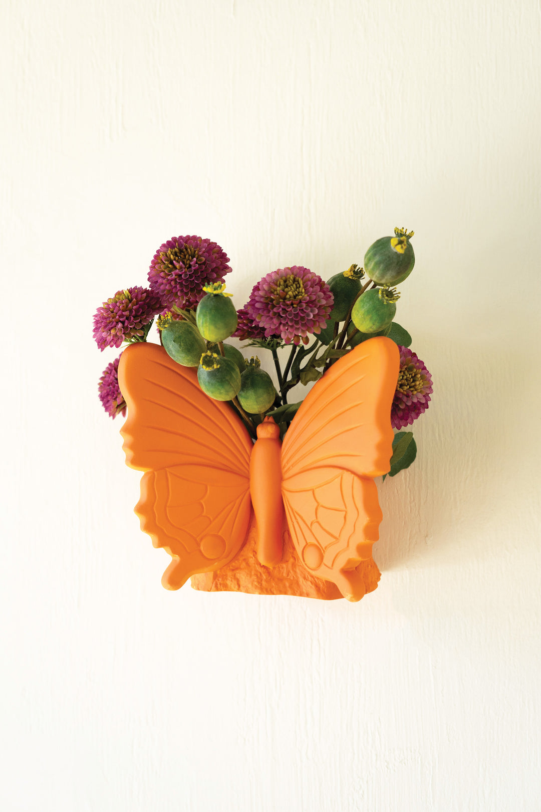 Terracotta Butterfly Wall Planter