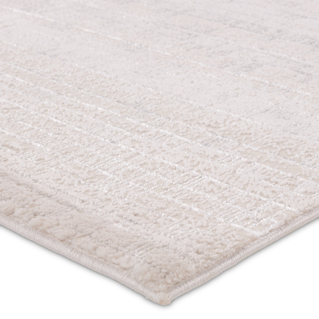 Jaipur Living Taleen Striped Cream/Silver Area Rug (CATALYST - CTY31)