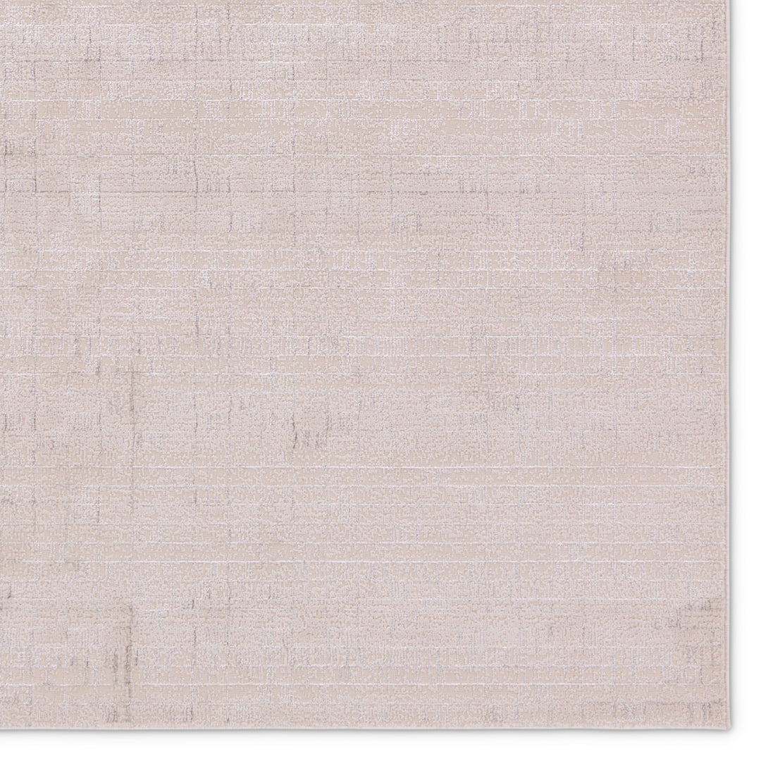 Jaipur Living Taleen Striped Cream/Silver Area Rug (CATALYST - CTY31)