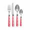 Addison Ross Wave Cutlery - Watermelon & Pink (16‑Piece Set)