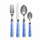 Addison Ross Wave Cutlery - Periwinkle & Pale Blue (16‑Piece Set)
