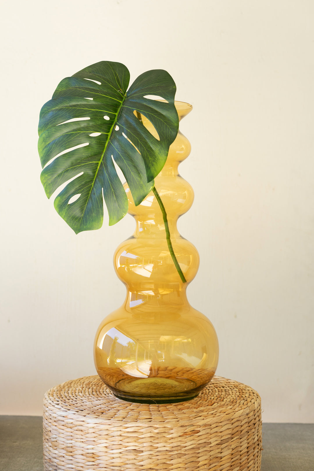 Large Glass Bubble Vase