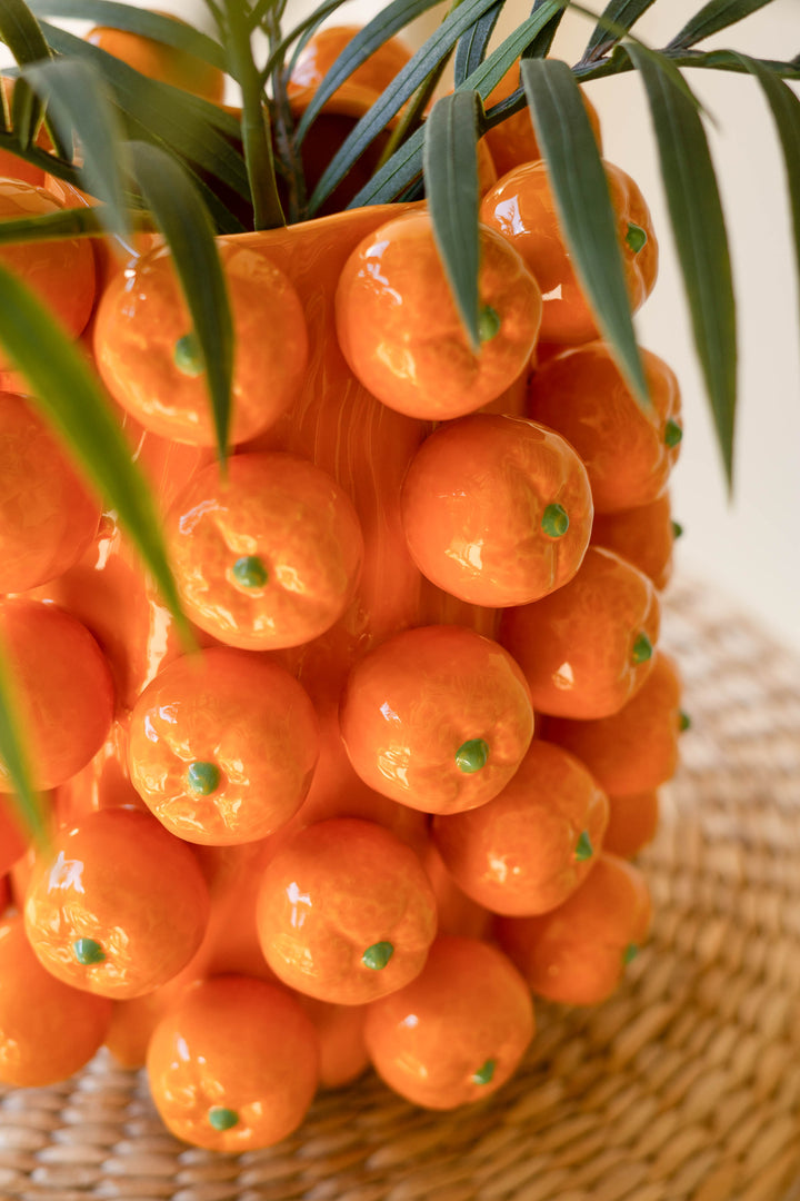 Ceramic Oranges Vase