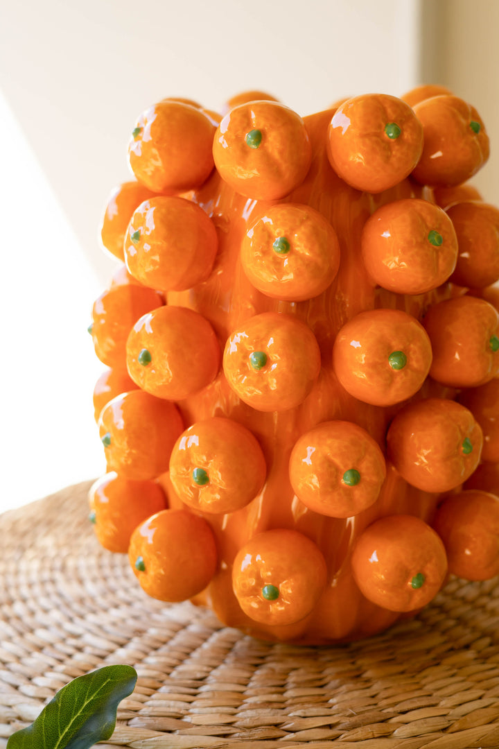 Ceramic Oranges Vase