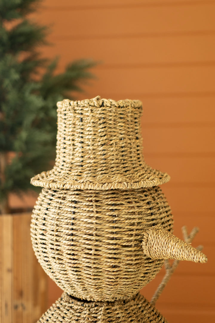 Woven Vine Snowman