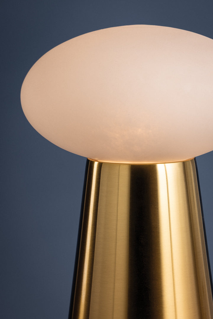 CASHEL Rechargeable Table Lamp (Aged Brass)