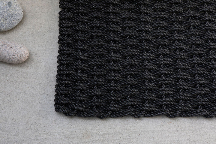 The Rope Co. Handwoven Doormat (Charcoal)