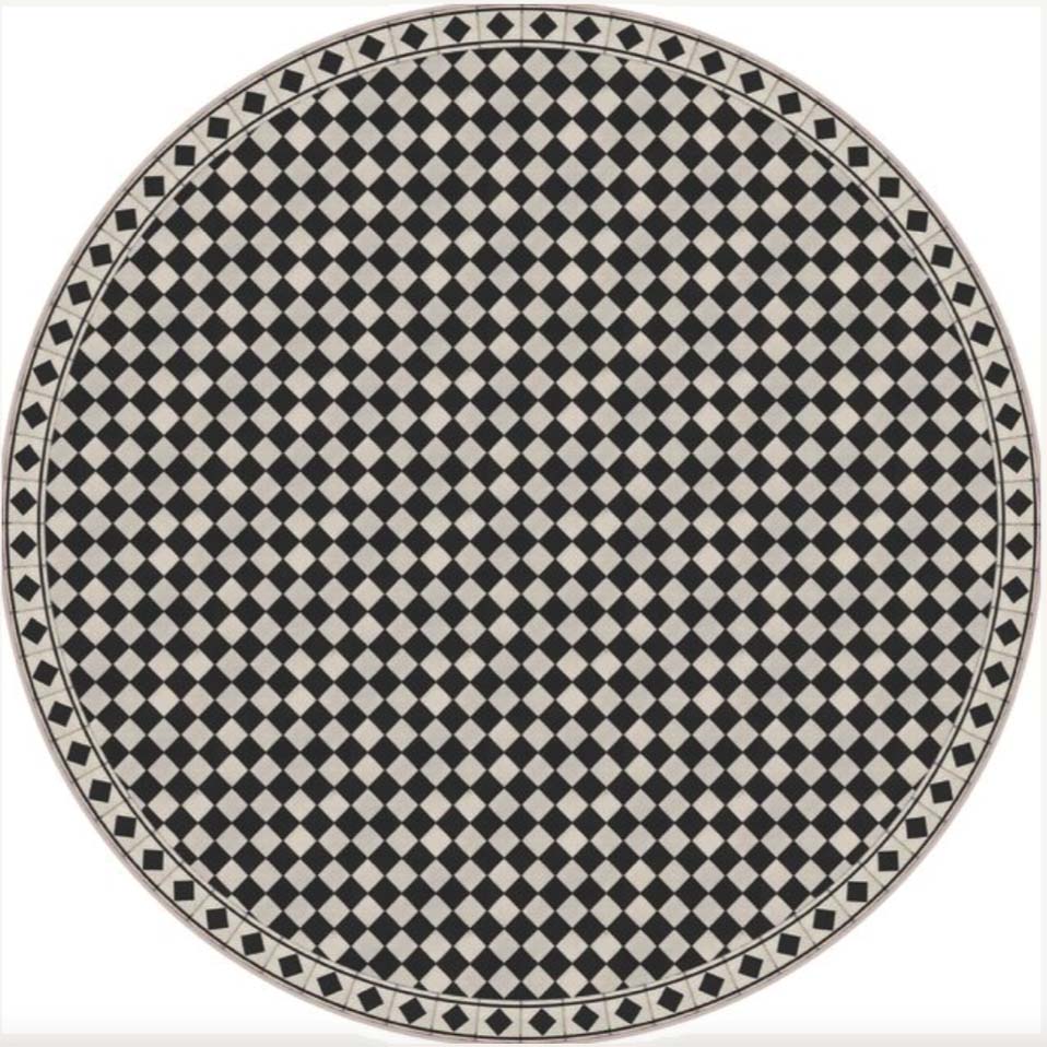 Adama Vinyl Rug/Mat (Chess_B)