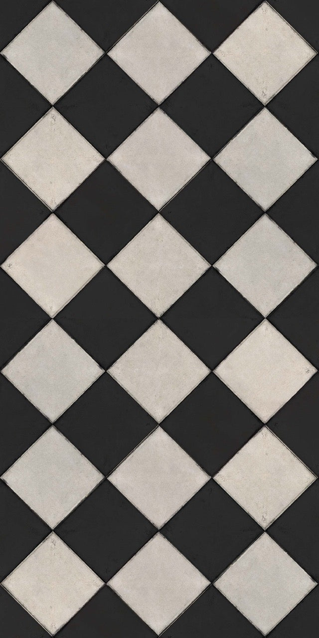 Adama Vinyl Cushioned Comfort Floor Mat (Class_Black)