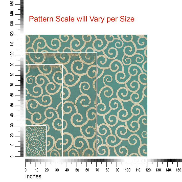 Vintage Vinyl Floorcloth Mats (Pattern 04 20000 Leagues)