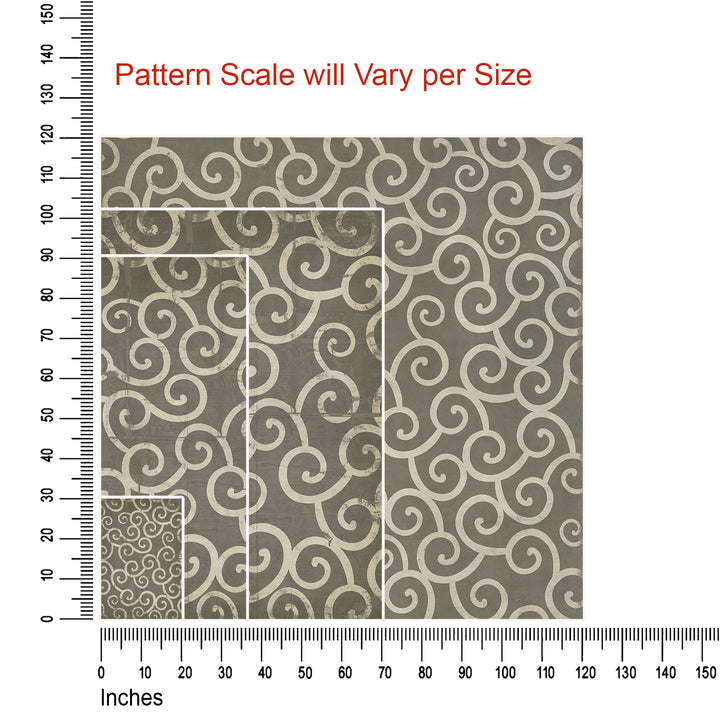 Vintage Vinyl Floorcloth Mats (Pattern 04 Captain Ahab)