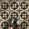 Vintage Vinyl Floorcloth Mats (Pattern 03 There's no place like Home)