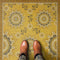 Vintage Vinyl Floorcloth Rug (Pattern 44 Holein)