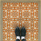 Vintage Vinyl Floorcloth Rug (Pattern 55 The Heat of Summer)