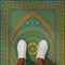 Vintage Vinyl Floorcloth Rug (Pattern 75 Guard Friendship)