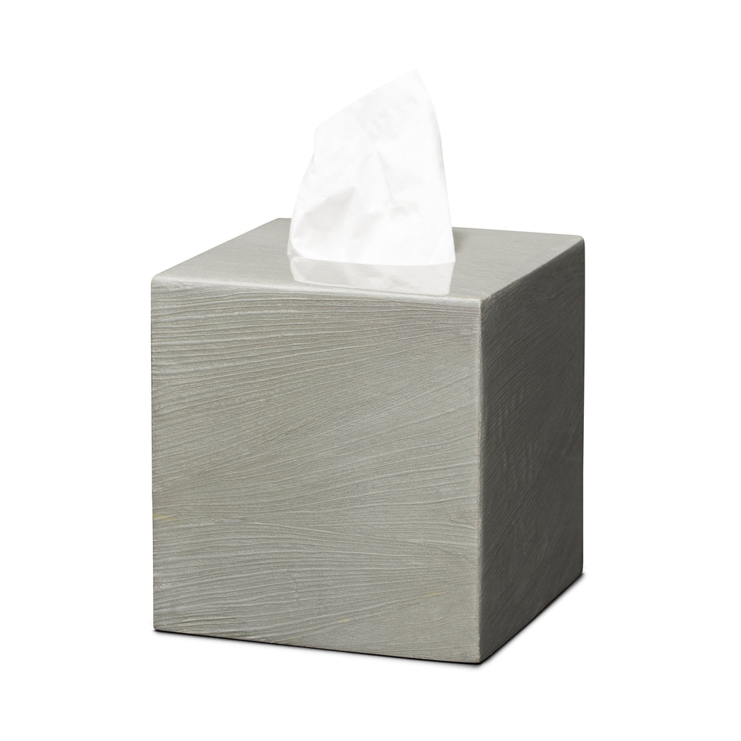 Ladorada Silver Maize Tissue Box Cover