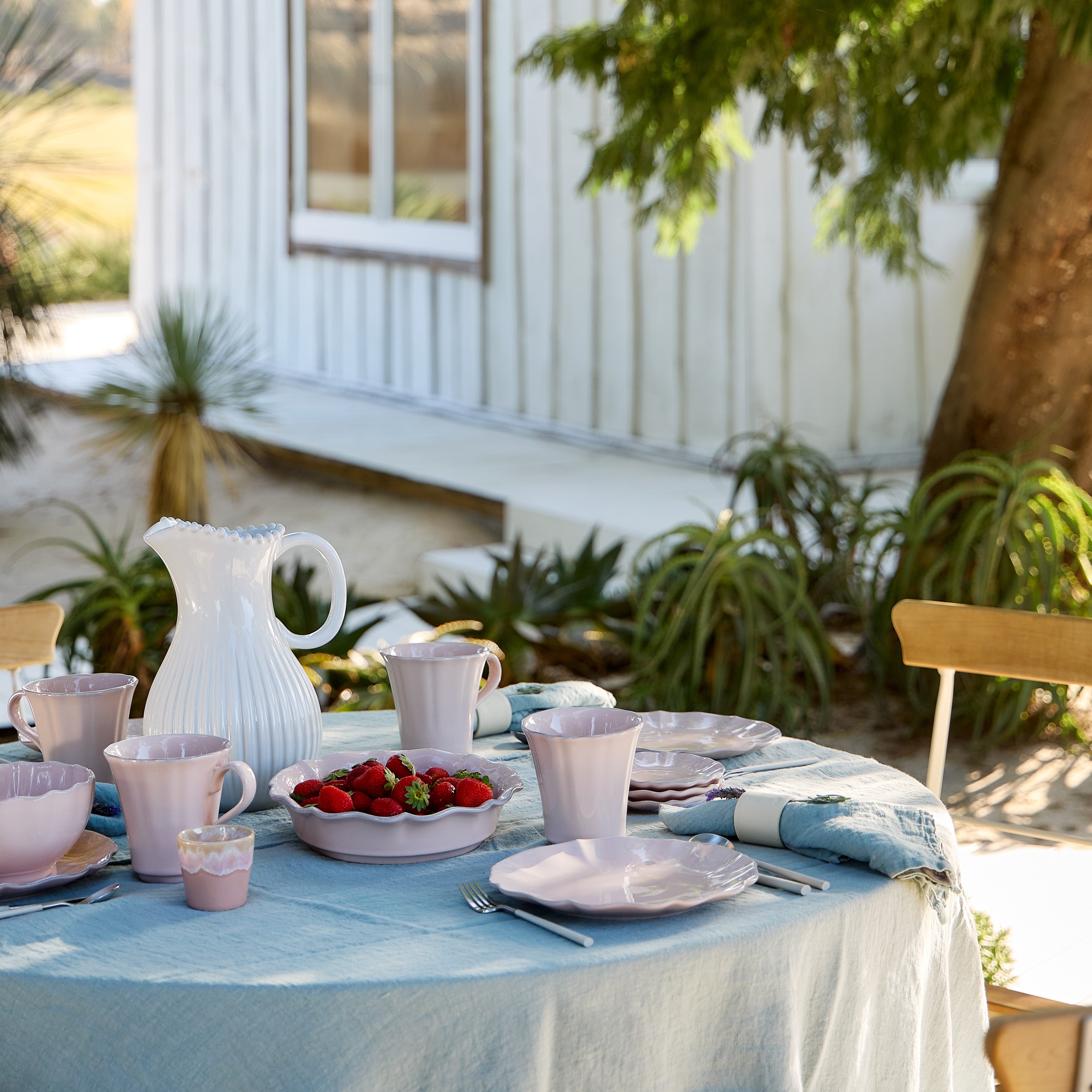 Costa Nova Rosa Fine Stoneware Dinnerware (Rosé Pink) – Hudson & Vine