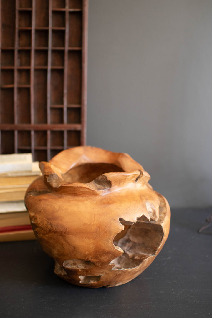 Teakwood Urn