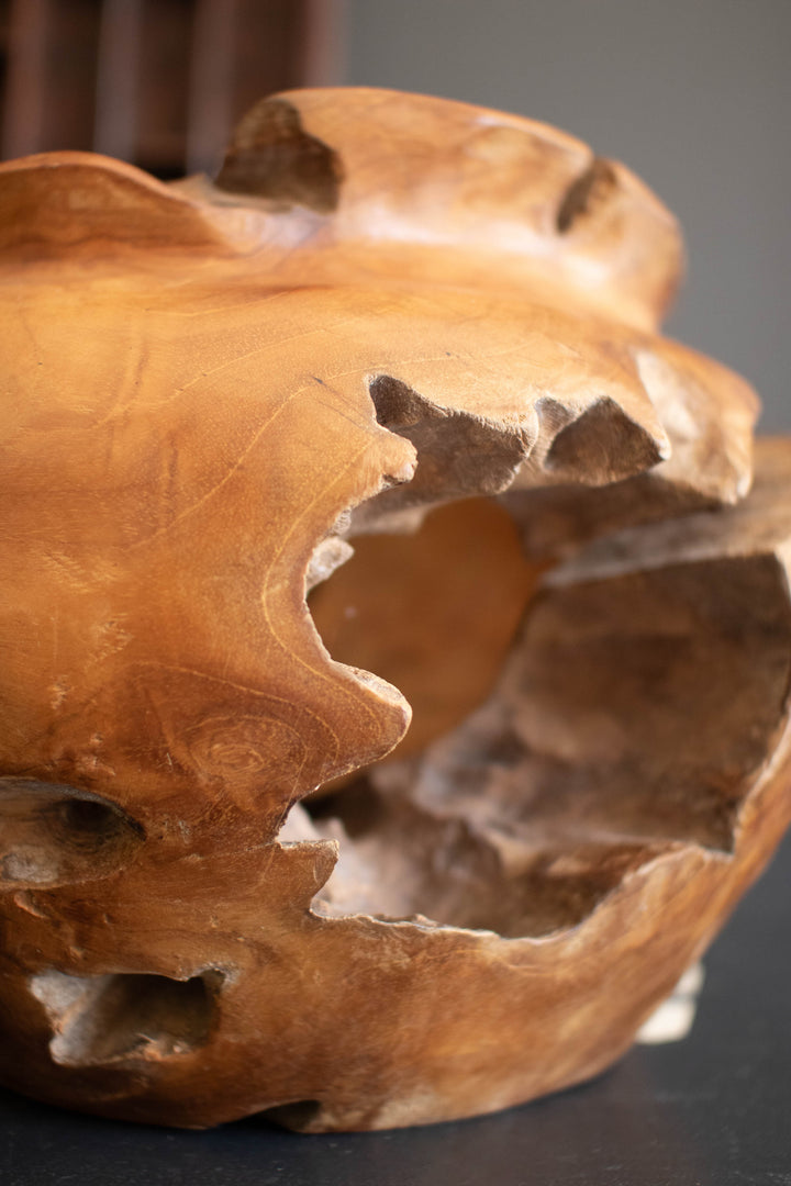 Teakwood Urn
