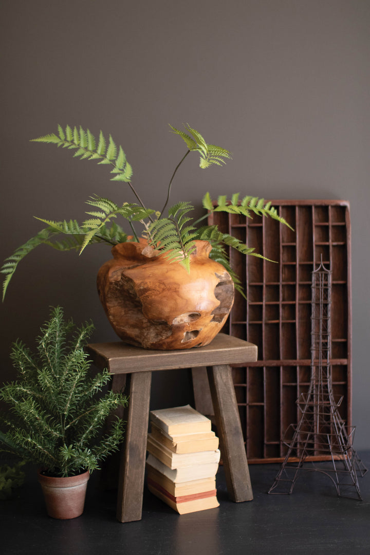 Teakwood Urn