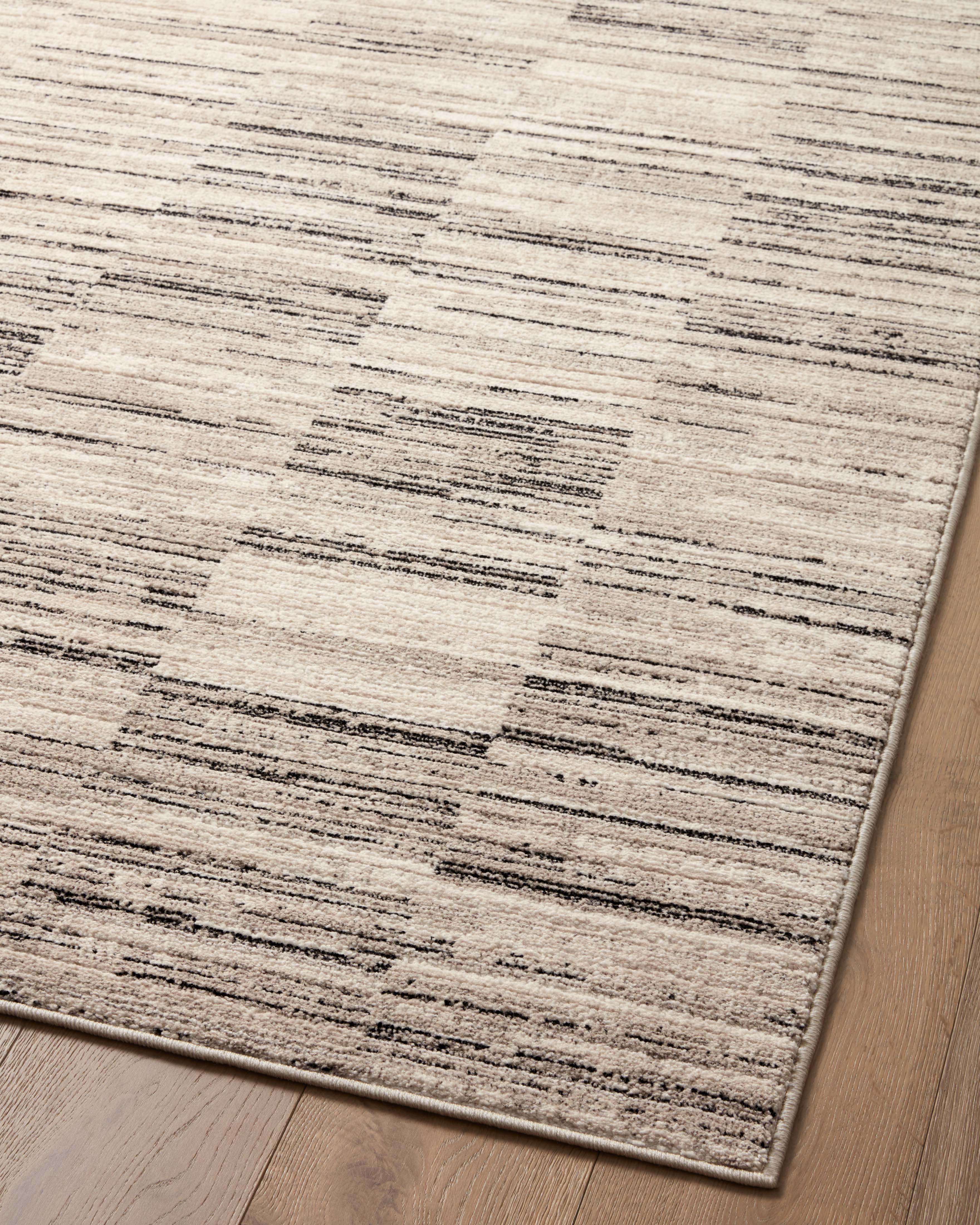Darby Sand Charcoal Rug - Thumbnail 5