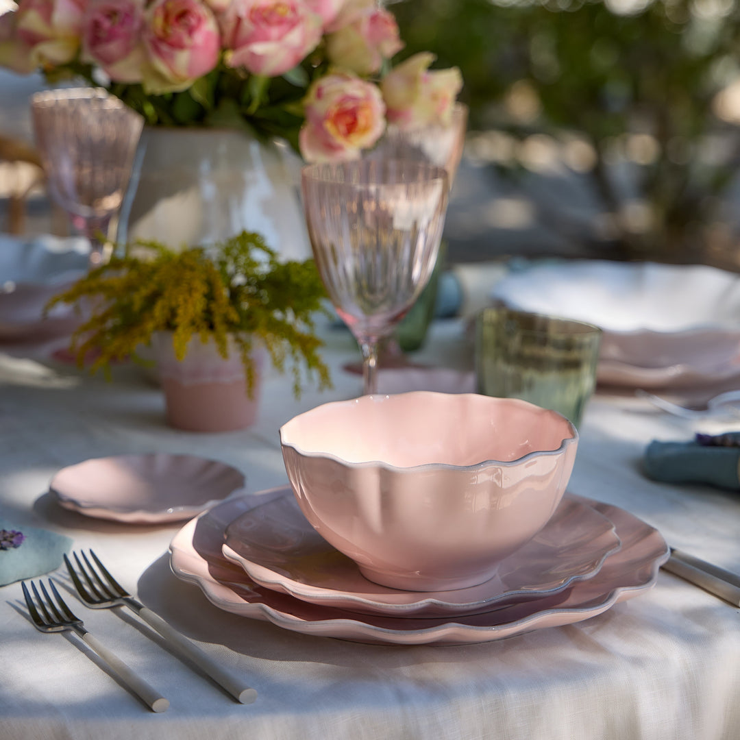 Costa Nova Rosa Fine Stoneware Dinnerware (Rosé Pink)