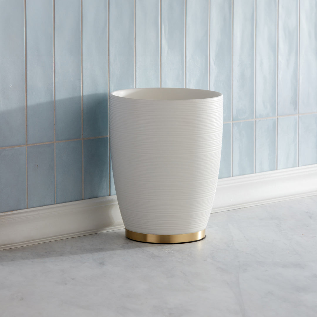 Roselli Trading Dubai  Resin Bathroom Accessories (Brass Trim)