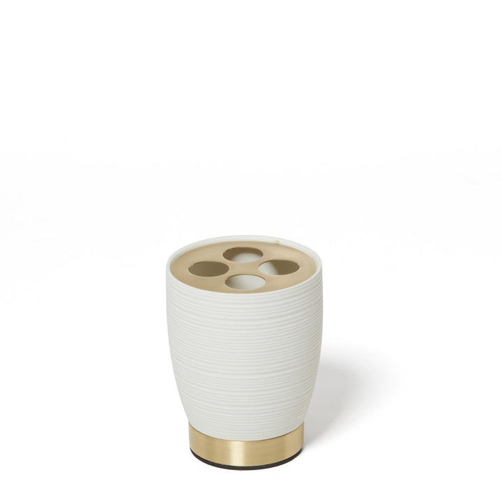 Roselli Trading Dubai  Resin Bathroom Accessories (Brass Trim)