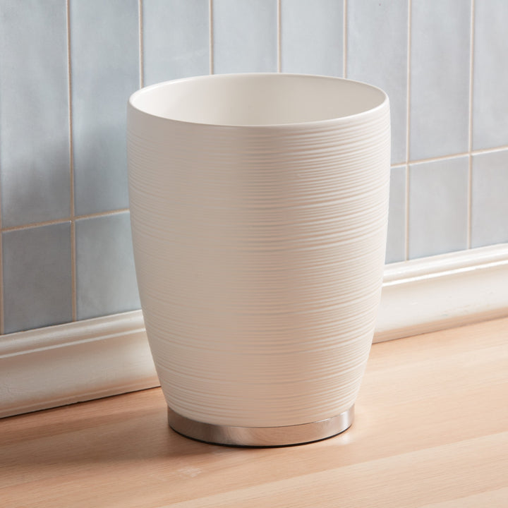 Roselli Trading Dubai  Resin Bathroom Accessories (Shiny Stainless Steel Trim)