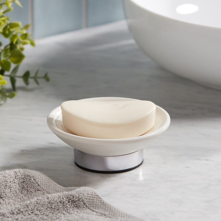 Roselli Trading Dubai  Resin Bathroom Accessories (Shiny Stainless Steel Trim)