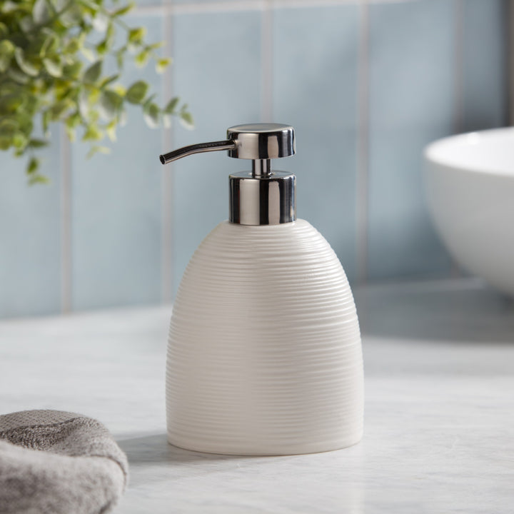 Roselli Trading Dubai  Resin Bathroom Accessories (Shiny Stainless Steel Trim)