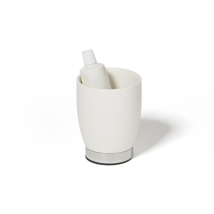 Roselli Trading Dubai  Resin Bathroom Accessories (Shiny Stainless Steel Trim)