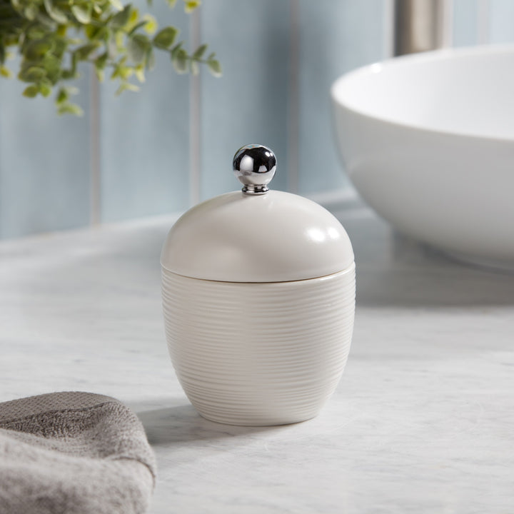 Roselli Trading Dubai  Resin Bathroom Accessories (Shiny Stainless Steel Trim)