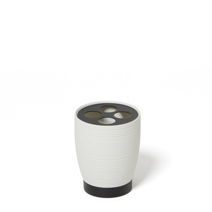 Roselli Trading Dubai  Resin Bathroom Accessories (Black Trim)