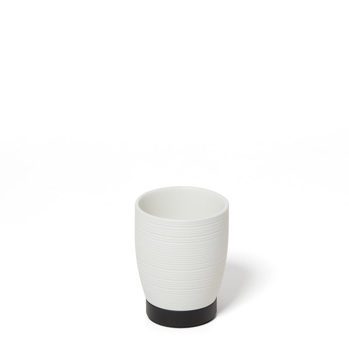 Roselli Trading Dubai  Resin Bathroom Accessories (Black Trim)