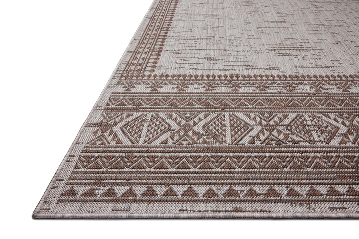 Loloi Easton Coffee / Dove Indoor/Outdoor Accent Rug (ESN-01)